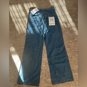 BNWT Frame Le Baggy Palazzo Jeans